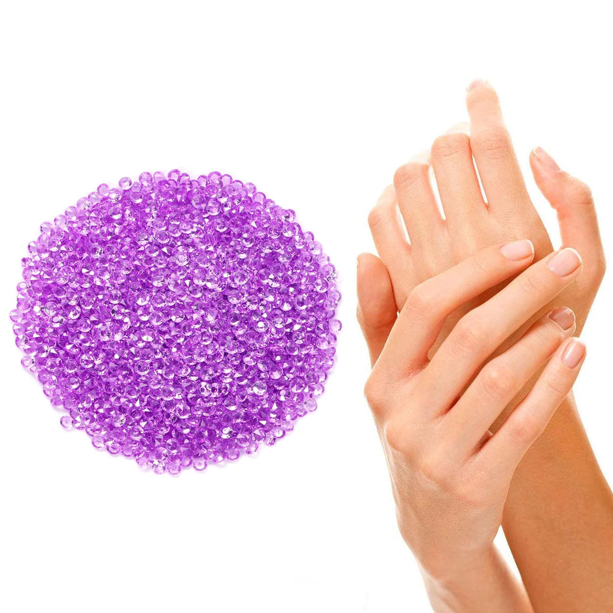 Свадебный декор из искусственных бриллиантов аксессуары кристаллов акриловые