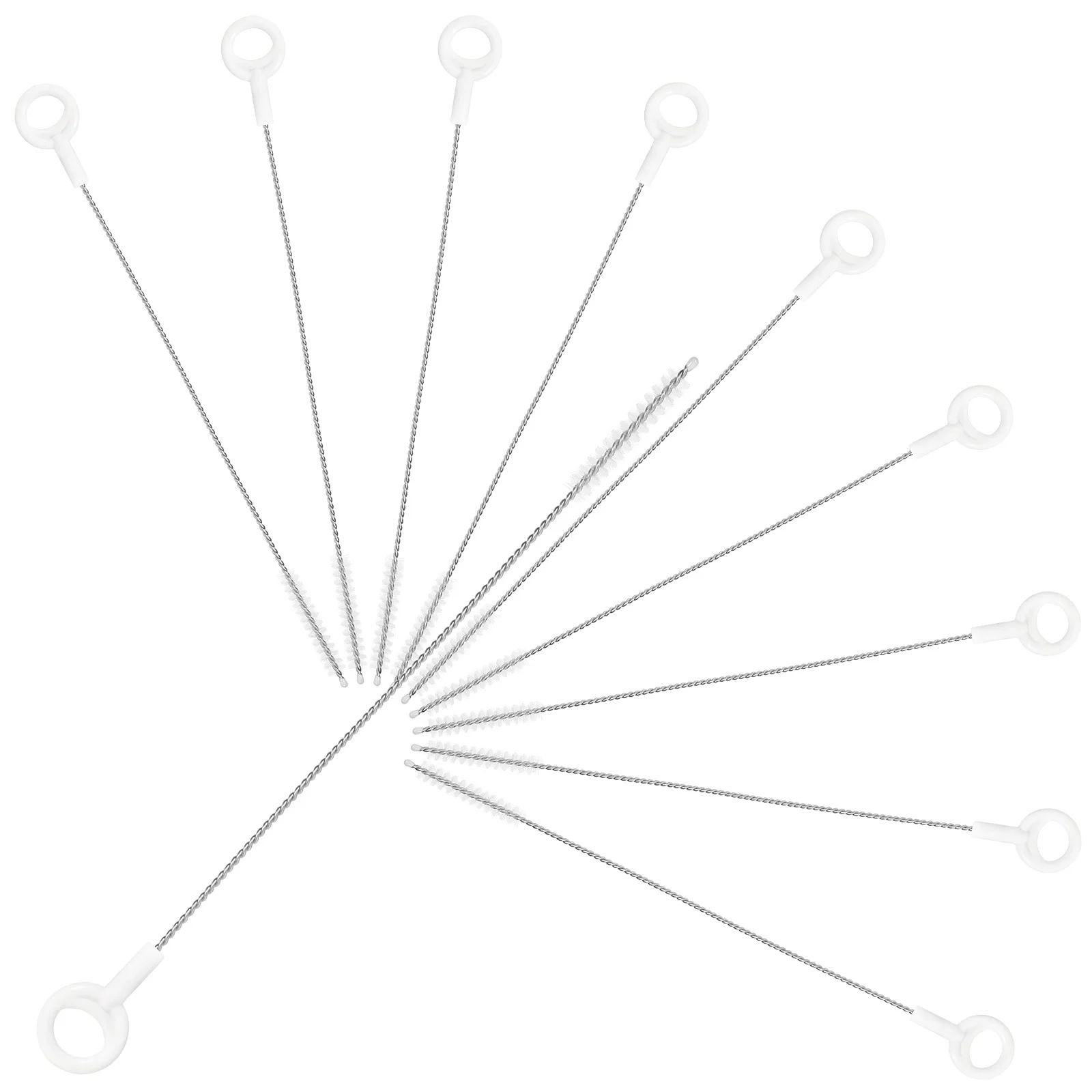 

10 Pcs Metal Straw Cleaner Pipe Cleaner Brush Milk Bottle Cleaning Brushes Bottle Straw Brush Metal Cleaner