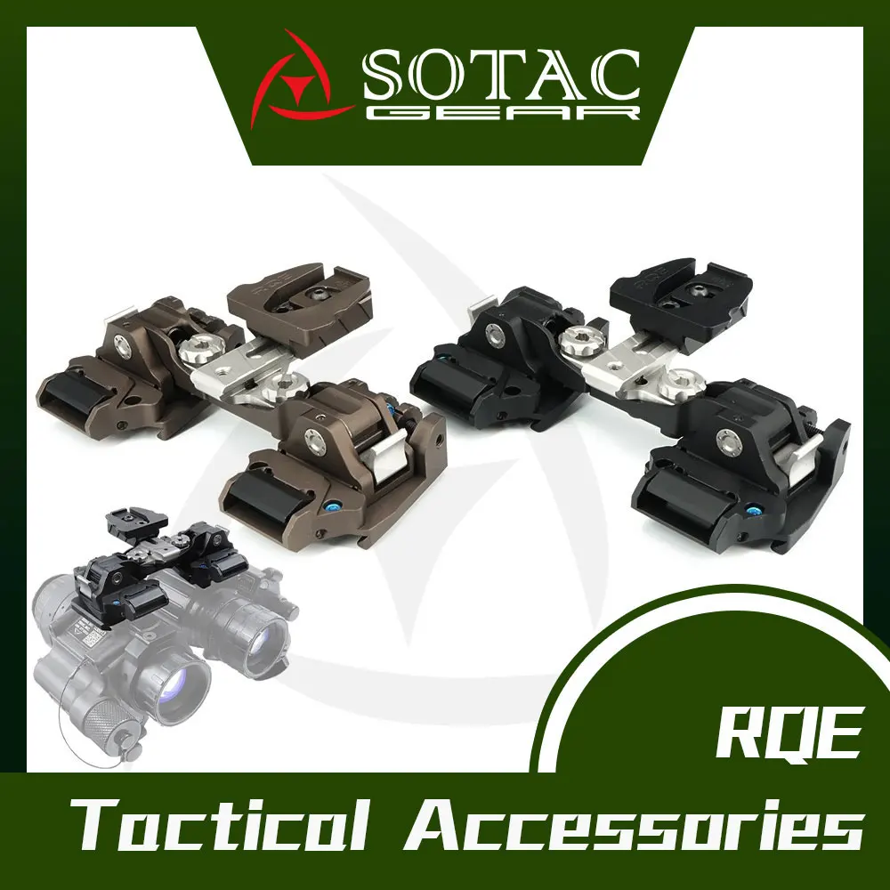 Фото Крепление для шлема SOTAC KVC RQE Universal Dual Bridge для очков ночного видения NVG L4 G24, PVS-14, MUM, DVO, MINI-NSEAS №1