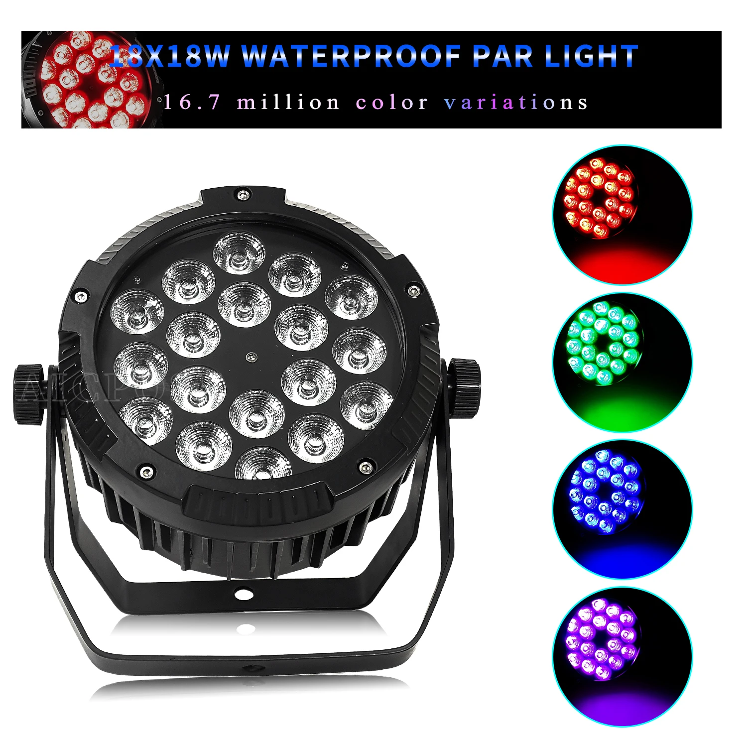 

18x12W RGBW 4 in 1 18x18W RGBWA UV 6 in 1 LED Par Light IP65 Waterproof Stage Light DMX Controlled DJ Disco Equipment