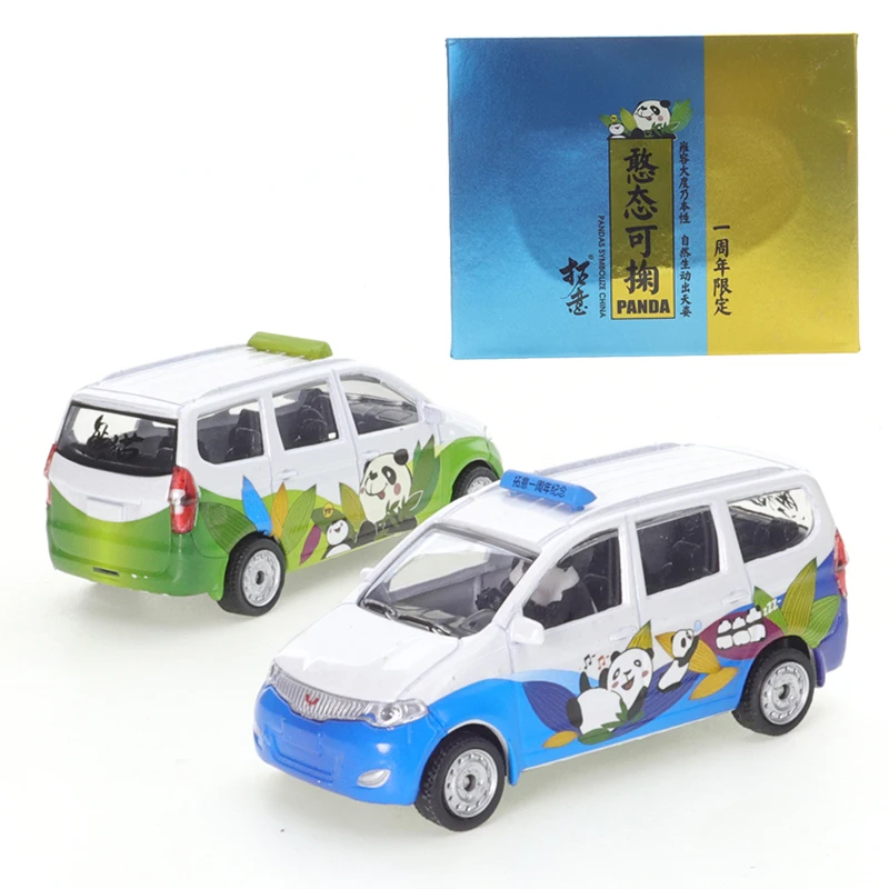 

XCARTOYS 1/64 литой автомобиль из сплава, Игрушечная модель, Юбилейный выпуск, панда, машина, друзья, модель автомобиля