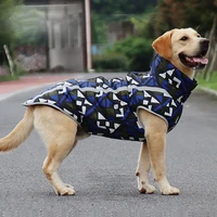 waterproof dogs coat warm reflective for medium large dog clothes with harness hole outfits sweatshirt pet soft winter clothing