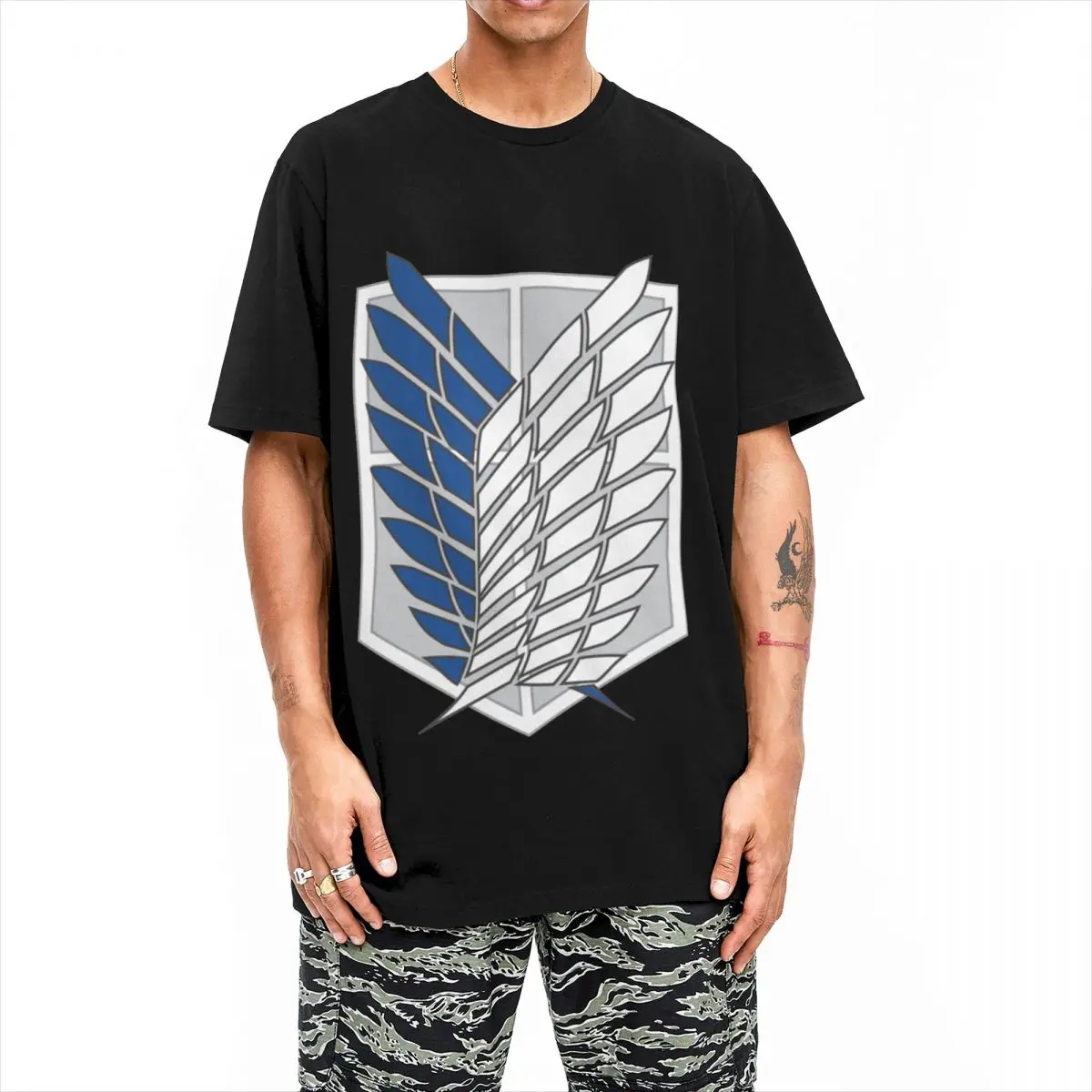 Мужская и женская футболка Атака Титанов хиппи репликация наука не среда заговор