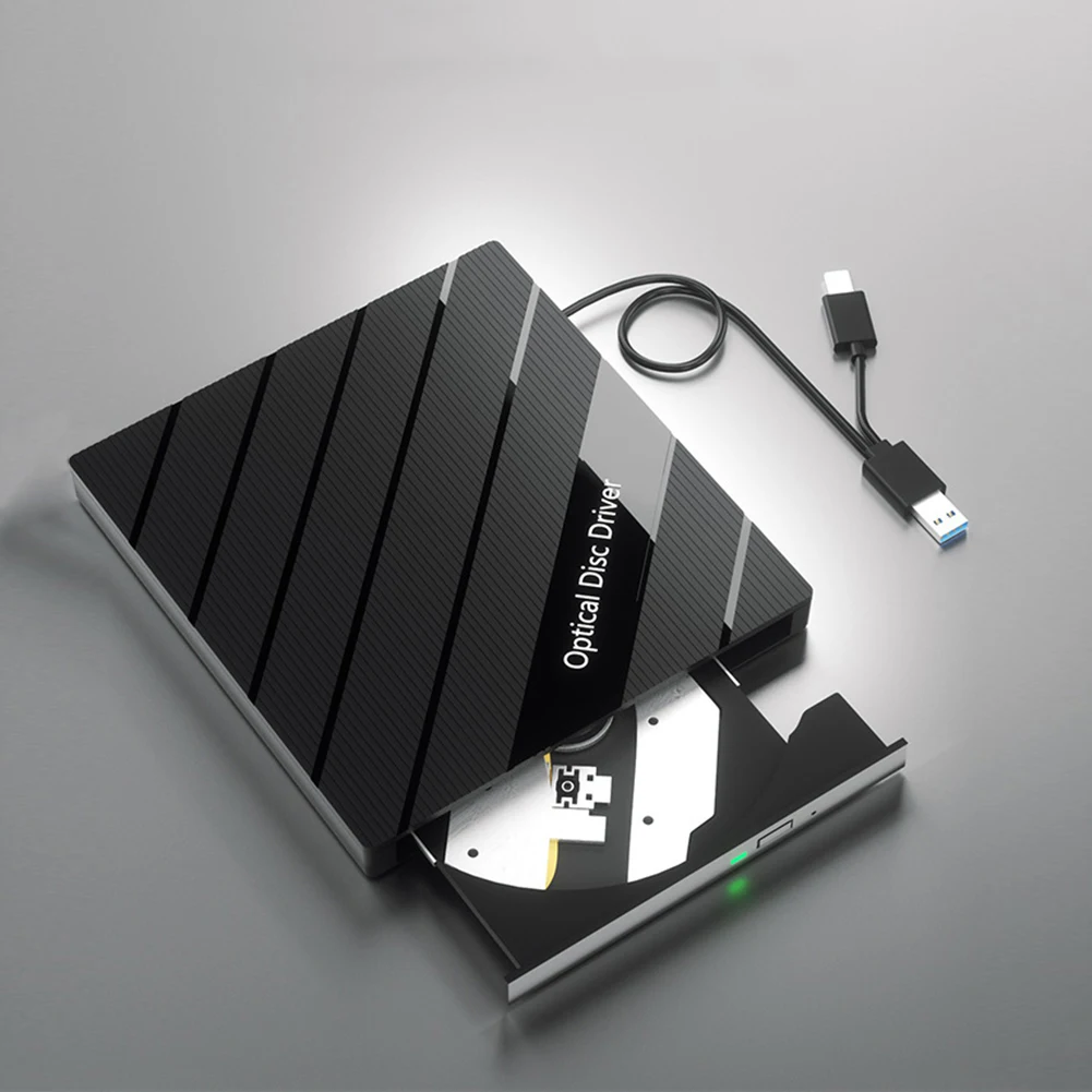 7 в 1 USB 3.0 Type C внешний CD DVD RW оптический привод с кардридером портативный плеер для