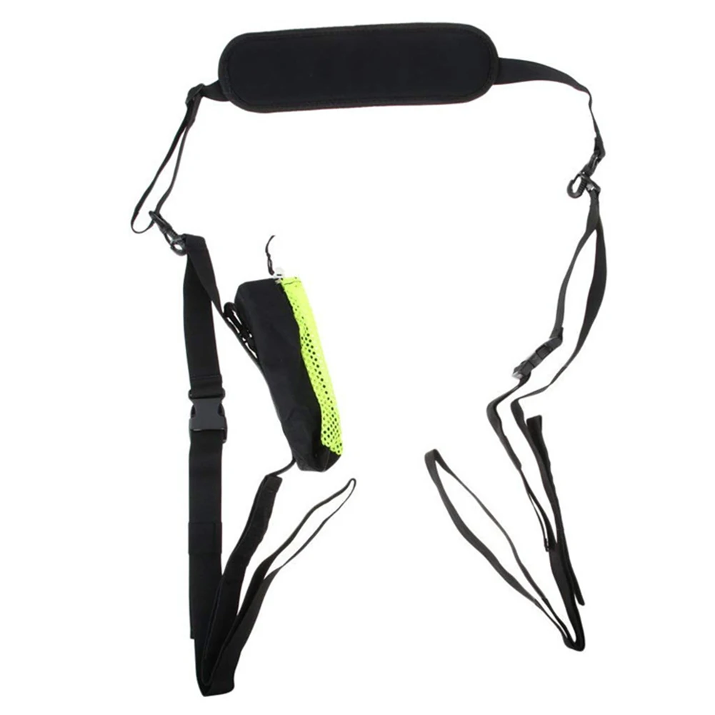 

Adjustable Surfboard Shoulder Carrying Strap with Water Bottle Bag for Surf Fins Inflatable Paddle Carrier Strap