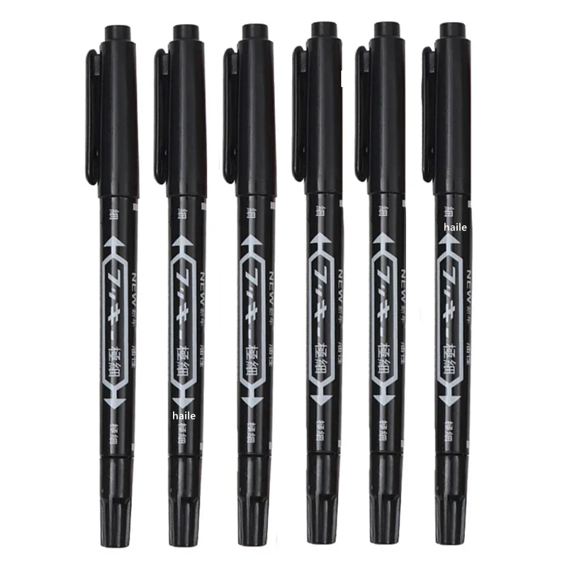 

Маркеры HOPK перманентные двусторонние 6 шт.