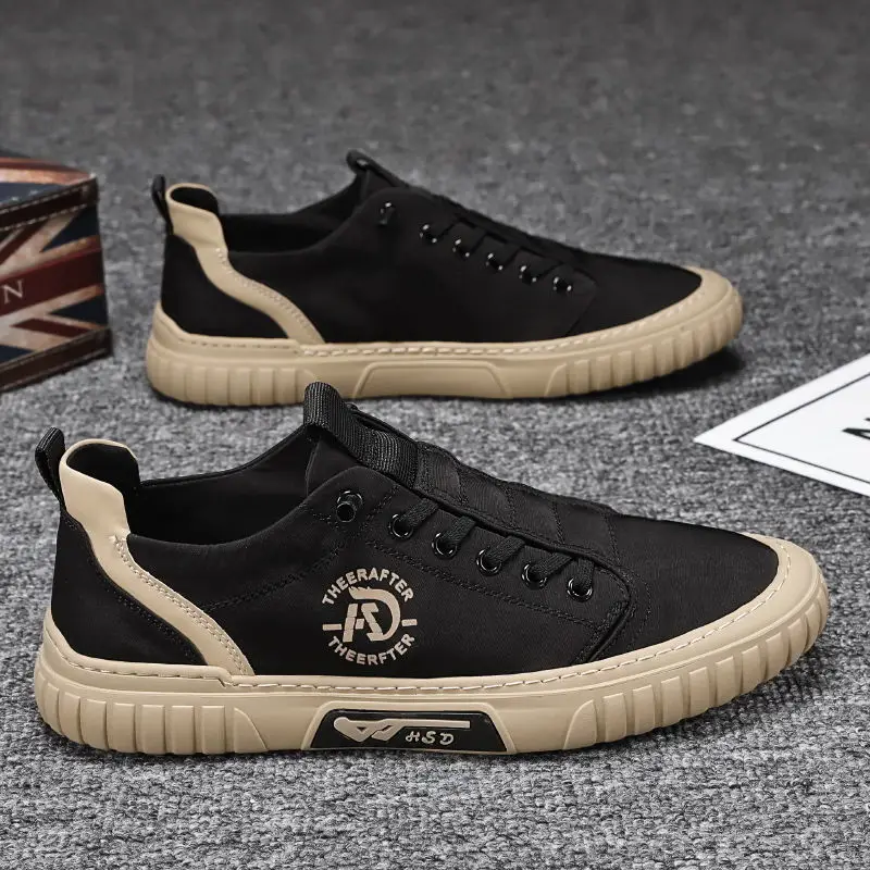 

Canvas Men Shoes Comfortable All-match Sneakers Men's Summer Breathable Ice Silk Cloth Casual Walking Outdoor Sports Loafers New