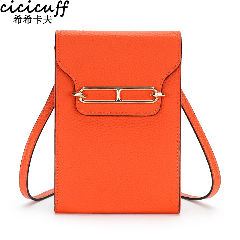 

Luxury Fashion Small Young Women Crossbody Bag Classic Pig Snout Design New Genuine Leather Female Shoulder Phone Purse Handbag