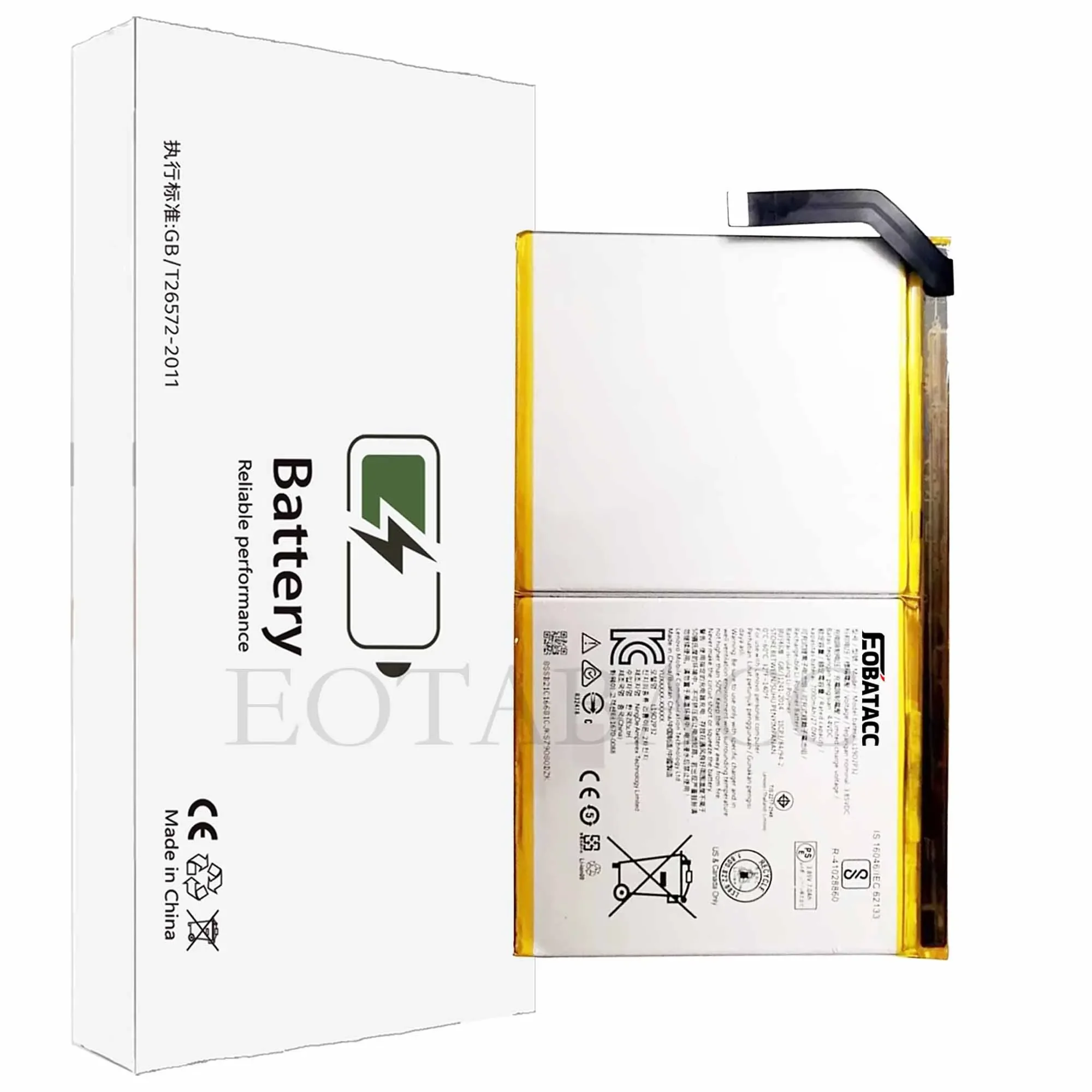 Новый 100% оригинальный новый аккумулятор для планшета L19D2P32 Lenovo YOGA TAB 5 Smart Tab PRC WOR