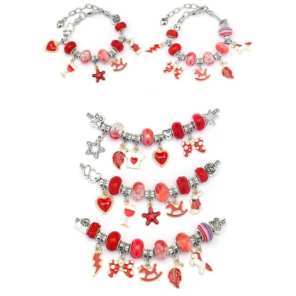 

1 Box Functional Beaded Bracelet Pendant DIY Bracelets Good-looking DIY Beaded Bracelet Box Gift