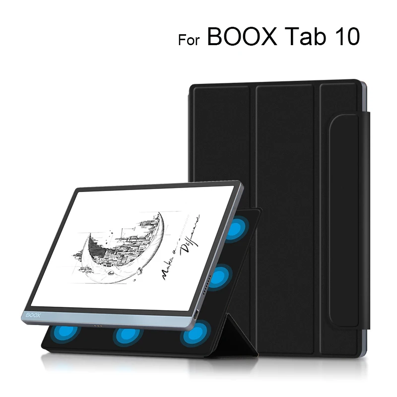 

Smart Case For Onyx Boox Tab 10 ebook 10.3" PU Protective Cover Case For BOOX Tab 10 2022 Magnetic Adsorption Flip Stand Case