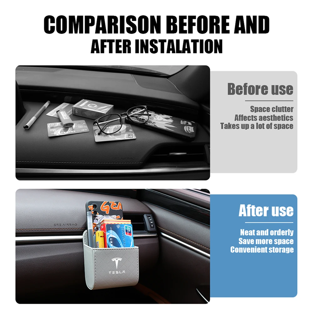 Автомобильная коробка для мелочей на приборной панели сумка хранения