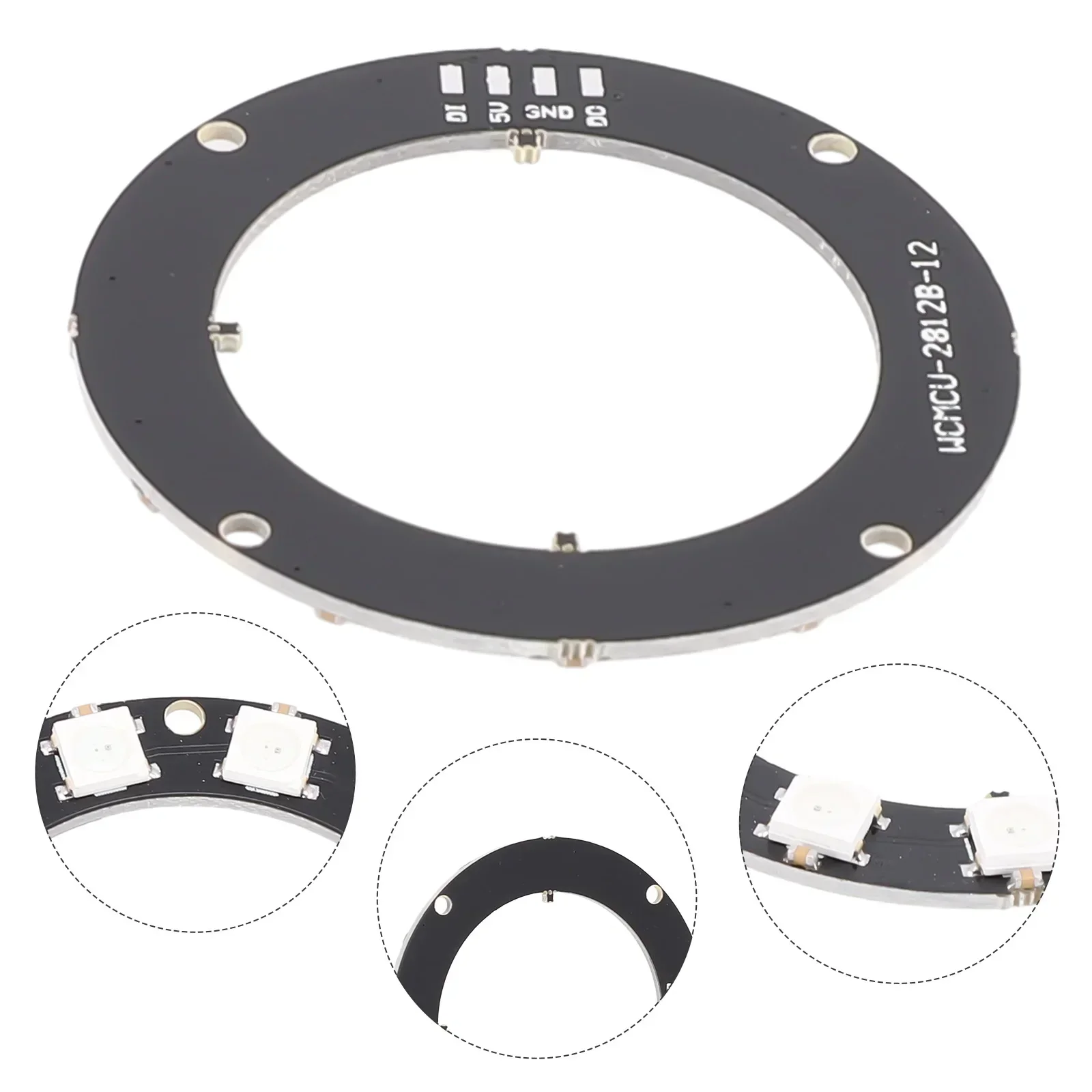 5 В светодиодные кольца индивидуальное адресное RGB светодиодное неопиксельное