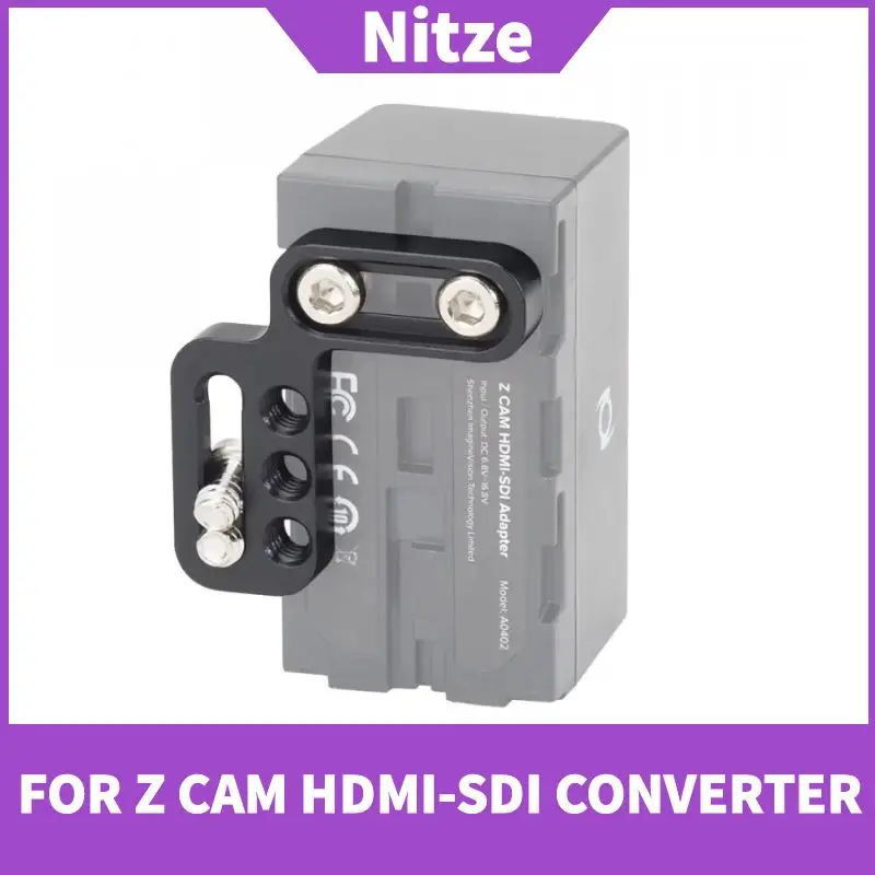 

NITZE 1/4"-20 SCREWS MOUNT FOR Z CAM HDMI-SDI CONVERTER - E2-SDI-S