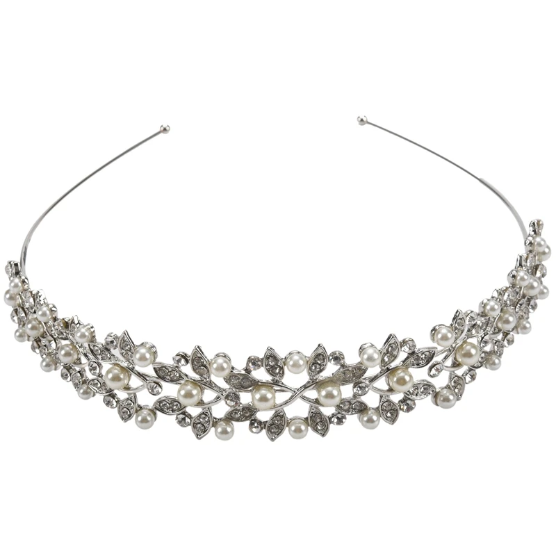 

Женский обруч для волос с короной и стразами