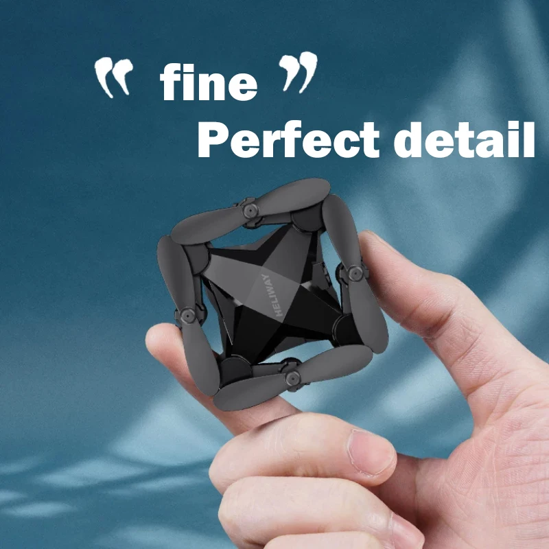 

Kids Handle Remote Control Mini Folding Drone Quadcopter 360 Degree Roll HD Aerial Photography Plastic Aircraft Children's Toys