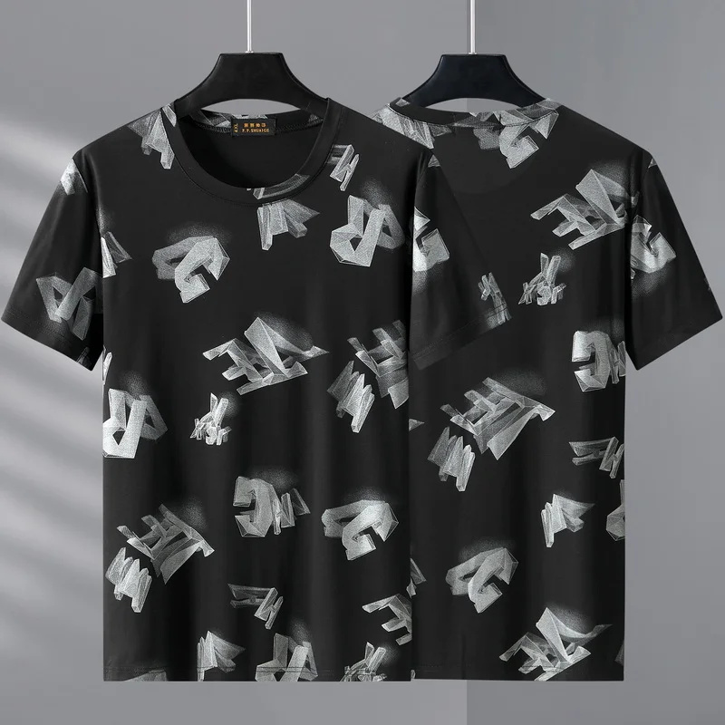 Мужская футболка из вискозы размеры до 10XL | одежда