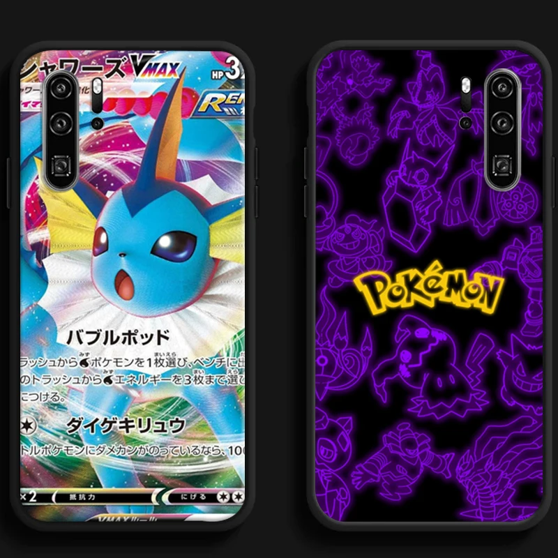 

Pokemon Pikachu Phone Cases For Huawei Honor P40 P30 Pro P30 Pro Honor 8X V9 10i 10X Lite 9A 9 10 Lite Cases Funda Back Cover