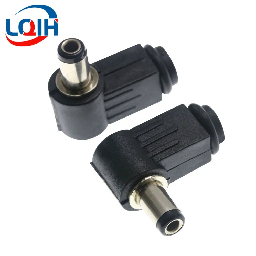 1/5/100 шт. Штекерный разъем питания постоянного тока, сварочный Коннектор с прямым углом 90 градусов, 2,5x0,7, 1/1x4,0, 1,7x4,8, 1,7x5,5 мм