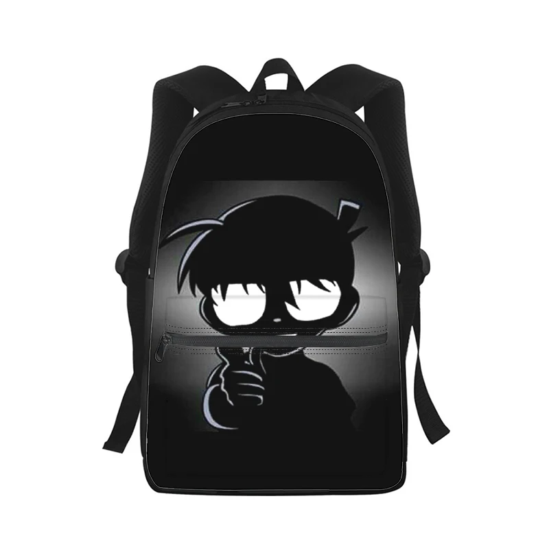Detective Conan Anime Men Women Backpack 3D Print Fashion Student School Bag Laptop Backpack Kids Travel Shoulder Bag