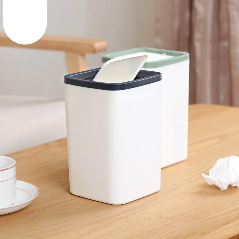 

Home Furnishing High quality Waste Bin Small Trash can Mini Desktop ashcan litter Trash little Tabletop Trashbox for desk Car tr