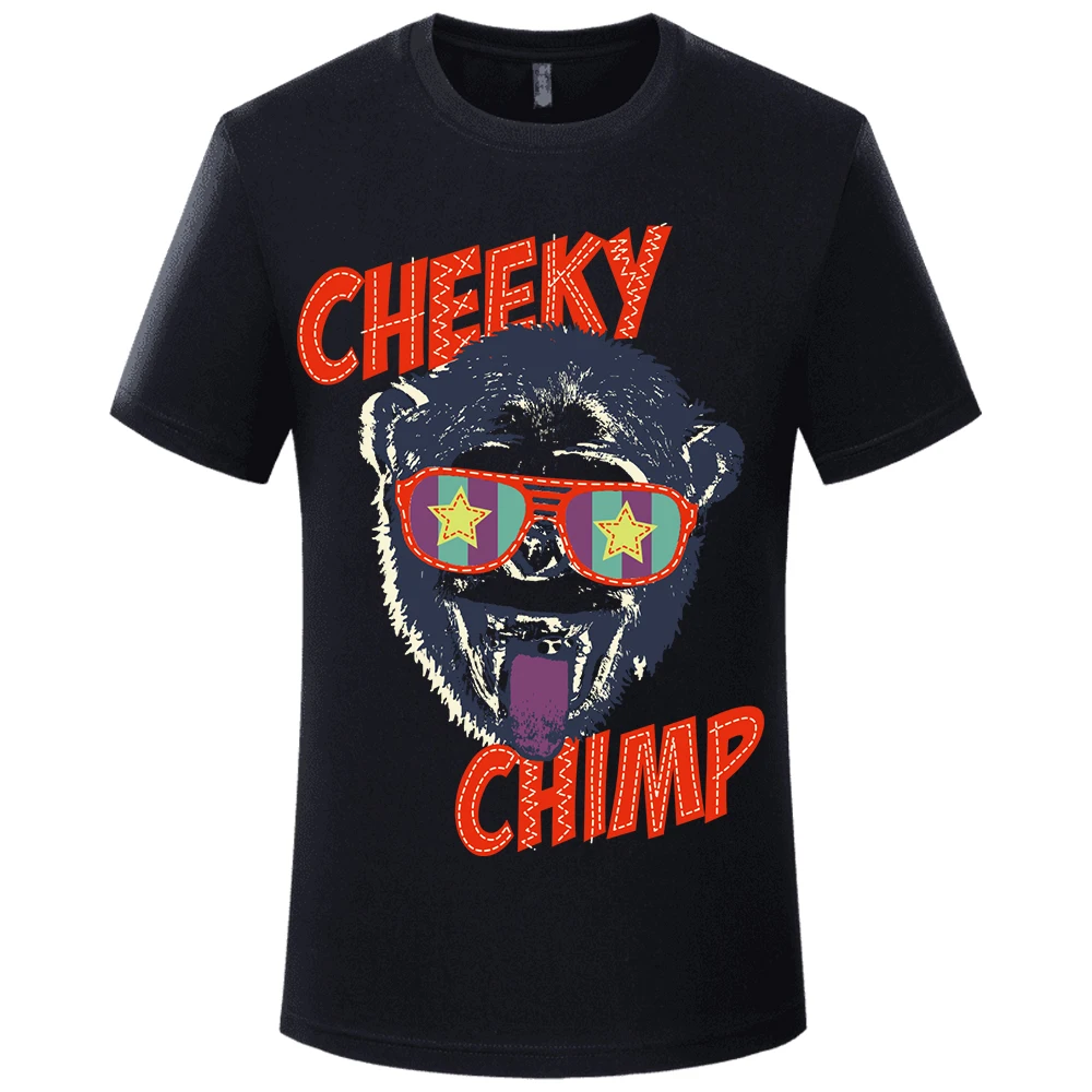 

Cheeky Chimp ​Cotton Men's T-shirt Men 2023 Summer Short Sleeve Printed T Shirt Top Tshirt Clothing Free Shipping