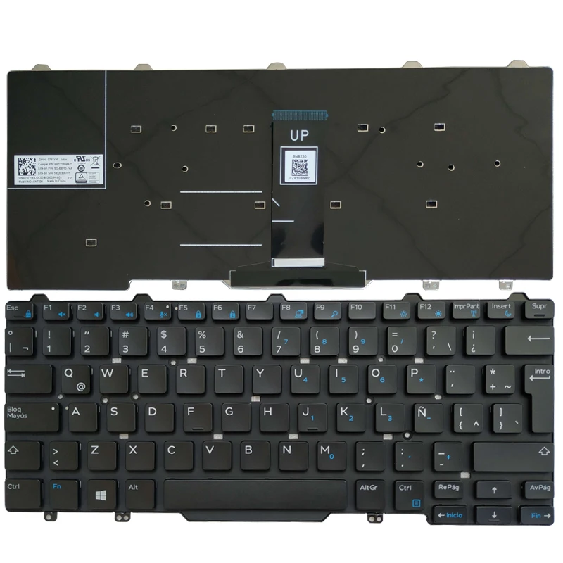 

new Latin LA/Spanish SP laptop keyboard for Dell latitude 3340 3350 5480 5490 5491 5495 7480 7490 0797YM