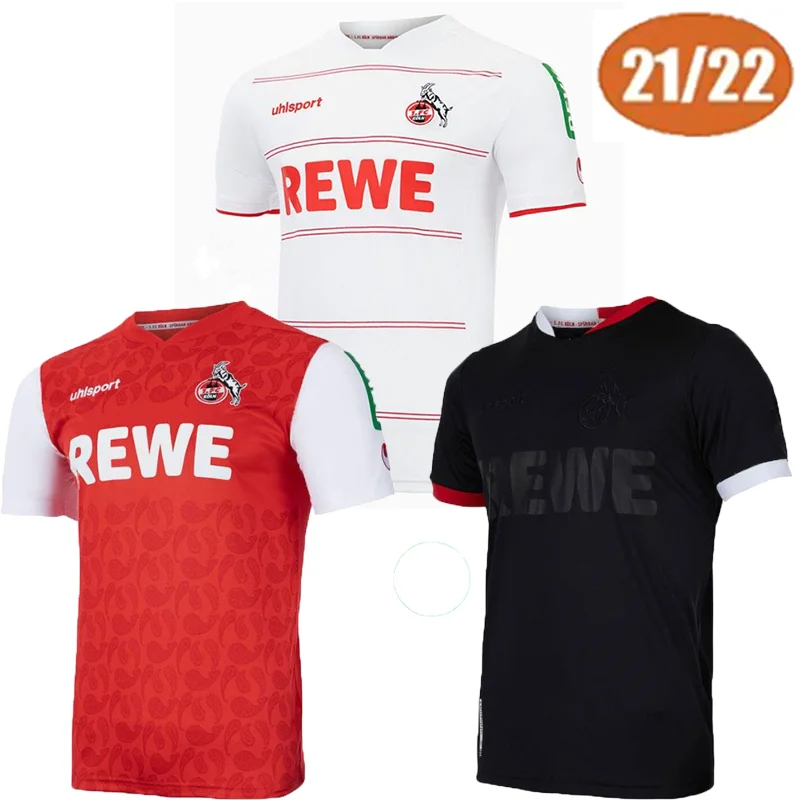 

FC Köln Jersey 21 22 Home away black white red THIRD 2021 2022 Embroidery new jerseys T-shirt shirts kids women