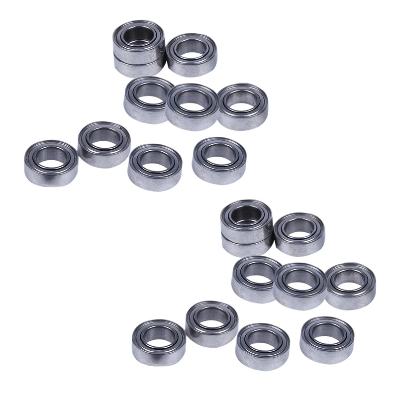 

20Pcs Miniature Sealed Metal Shielded Metric Radial Ball Bearing Model: MR95-ZZ 5X9x3mm