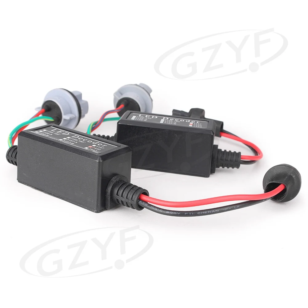 7440 светодиодный декодеры фар Canbus адаптеры безошибочный анти мерцание 2 шт DC 12V