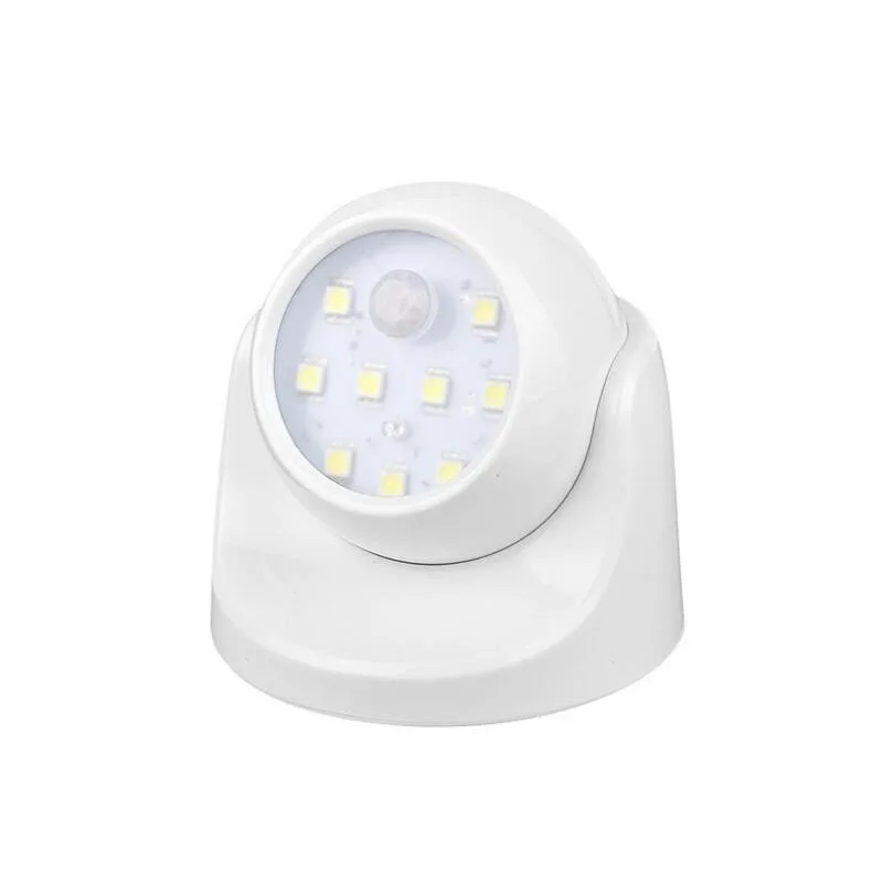 

Led Sensor Night Light 360 Degree Rotatable Indoor Outdoor Wall Decoration Lighting Motion Sensor Lamp Lampara Freeshipping