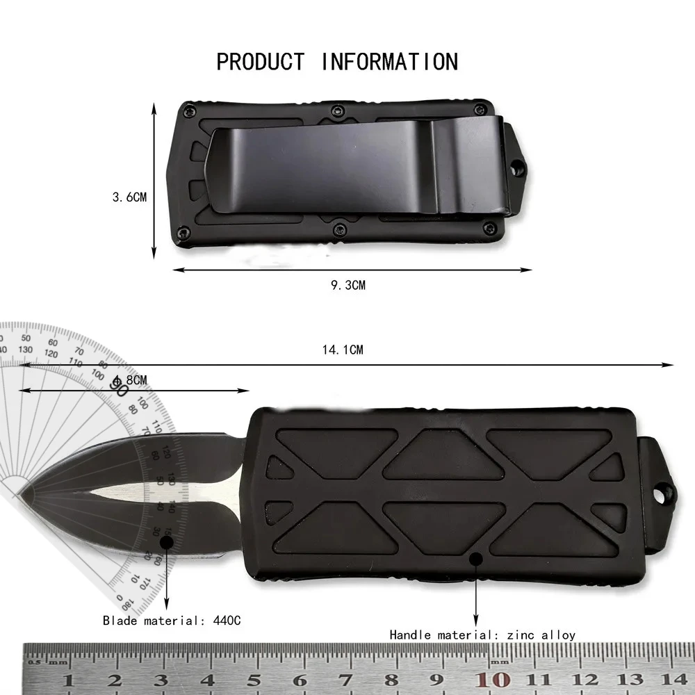 Мини-микро-тактический нож 440C