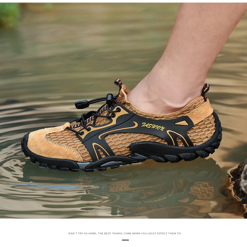 Unisex Hiking Shoes Men Beach Sandals Upstream Aqua Shoes Quick Dry Nonslip Outdoor Sport Shoes Breathable Diving Trekking Shoes