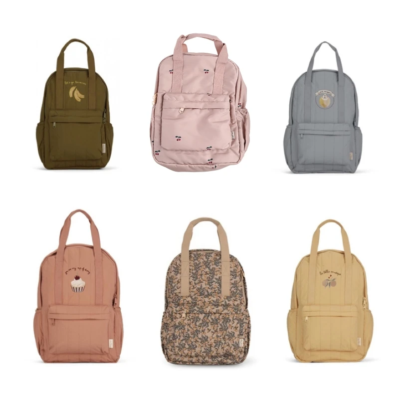 

New Children Backpack Kids Schoolbag Toddler Kindergarten Backpack Vintage Boys Girls School Bags Multifunction Baby Diaper Bag