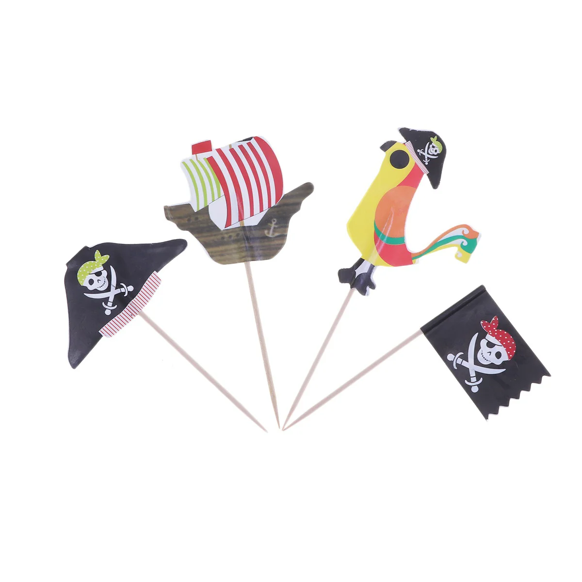 

80 Pcs Cake Insert Card Party Decoration Picks Decorative Halloween Ornaments Birthday Topper