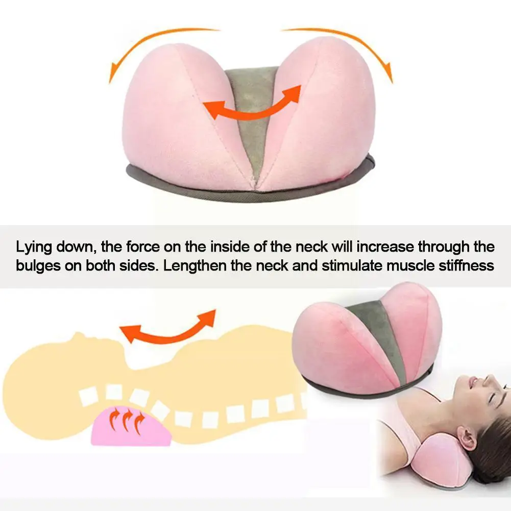 

Neck Shoulder Stretcher Relaxer Home Soft Sponge Neck Pillow For Pain Relief Cervical Spine Cushion Gift N9s0