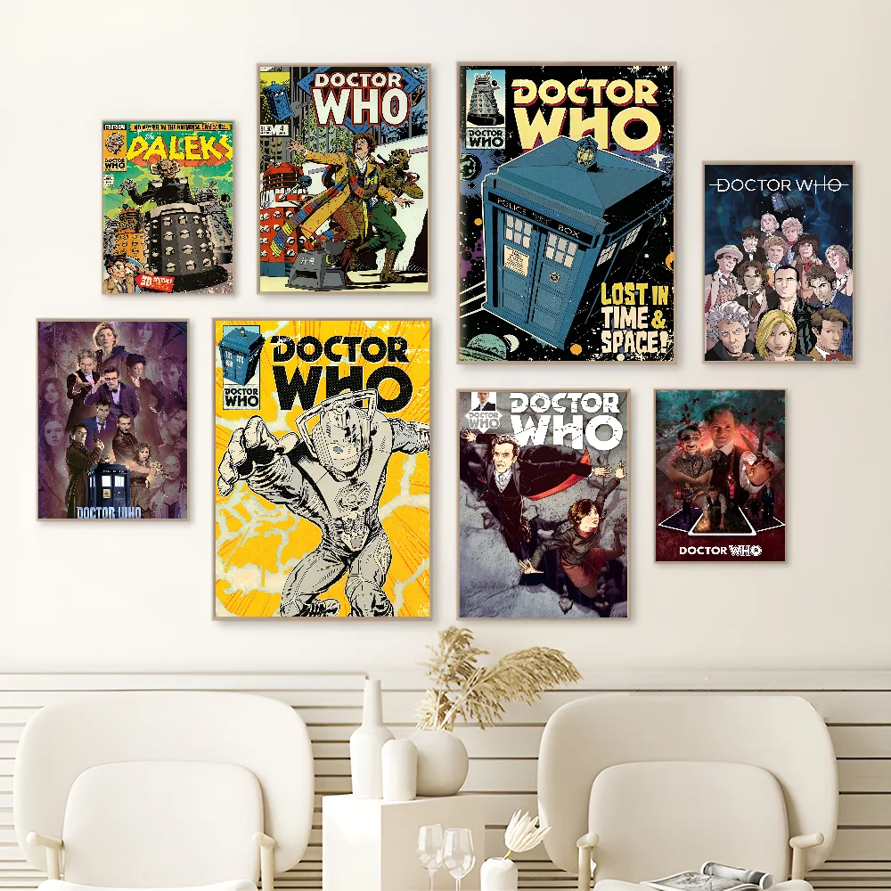 Фильм D-Doctor W-Whos классические постеры с фильмами винтажные наклейки для декора