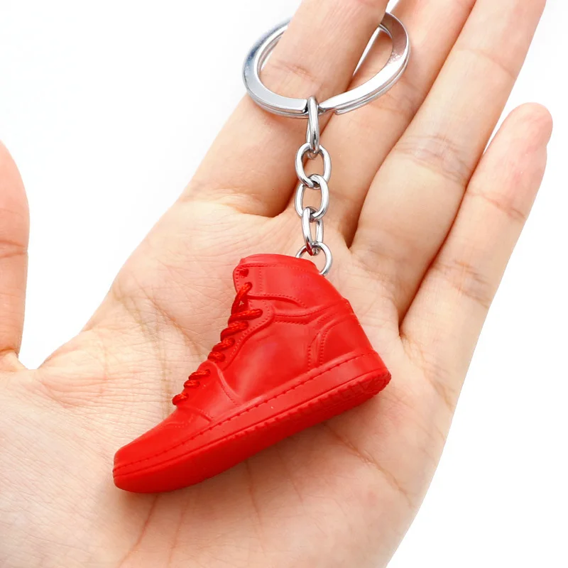 

Mini 3D Stereoscopic Shoe Mold Keychain Bag Pendant Basketball Shoes Sports Shoes Keychain Creative Personalized Gift