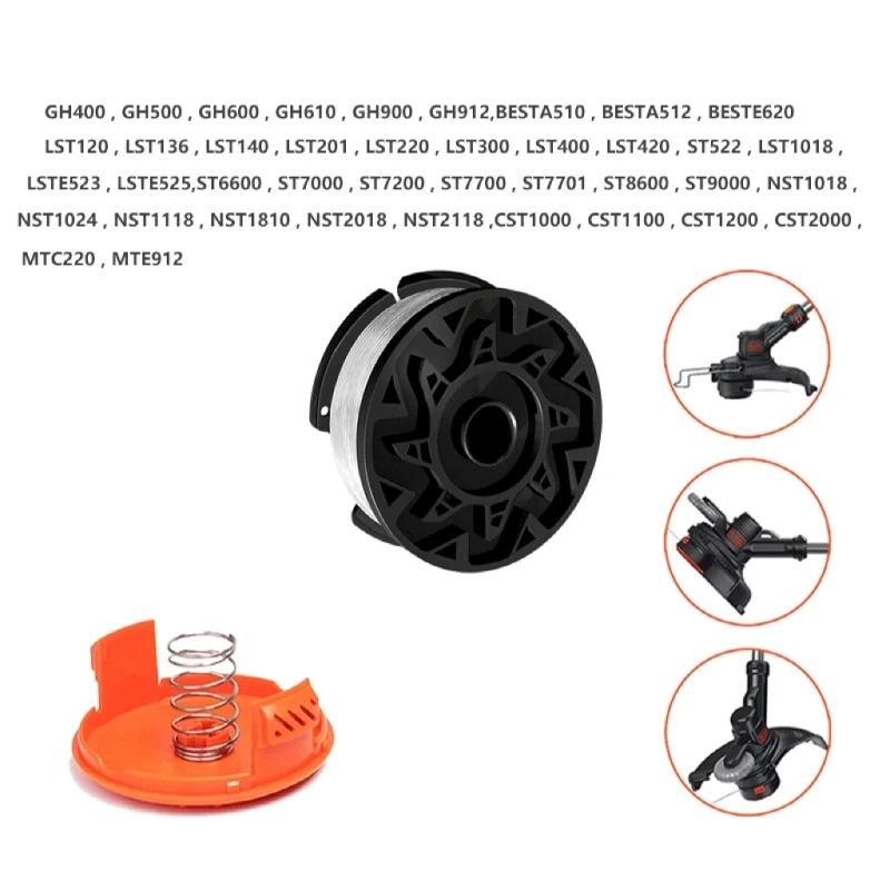 Диаметр 1 65 мм триммерная шпуля 10 м для GL280 GL301 GL425 GL430 GL545 GL555.