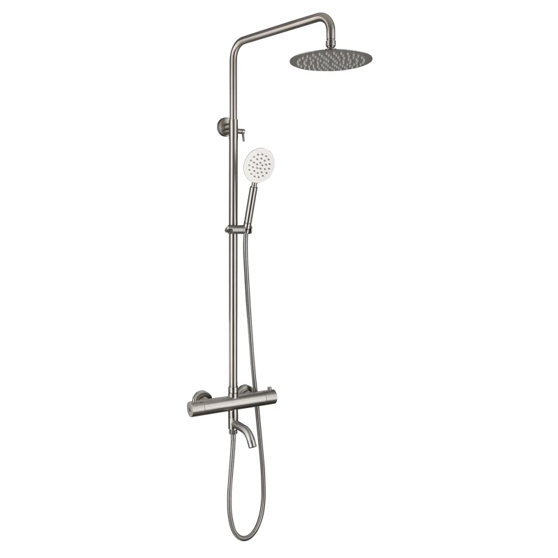 

High quality cheap constant temperature wall mounted bathroom stainless steel bathroom shower faucet