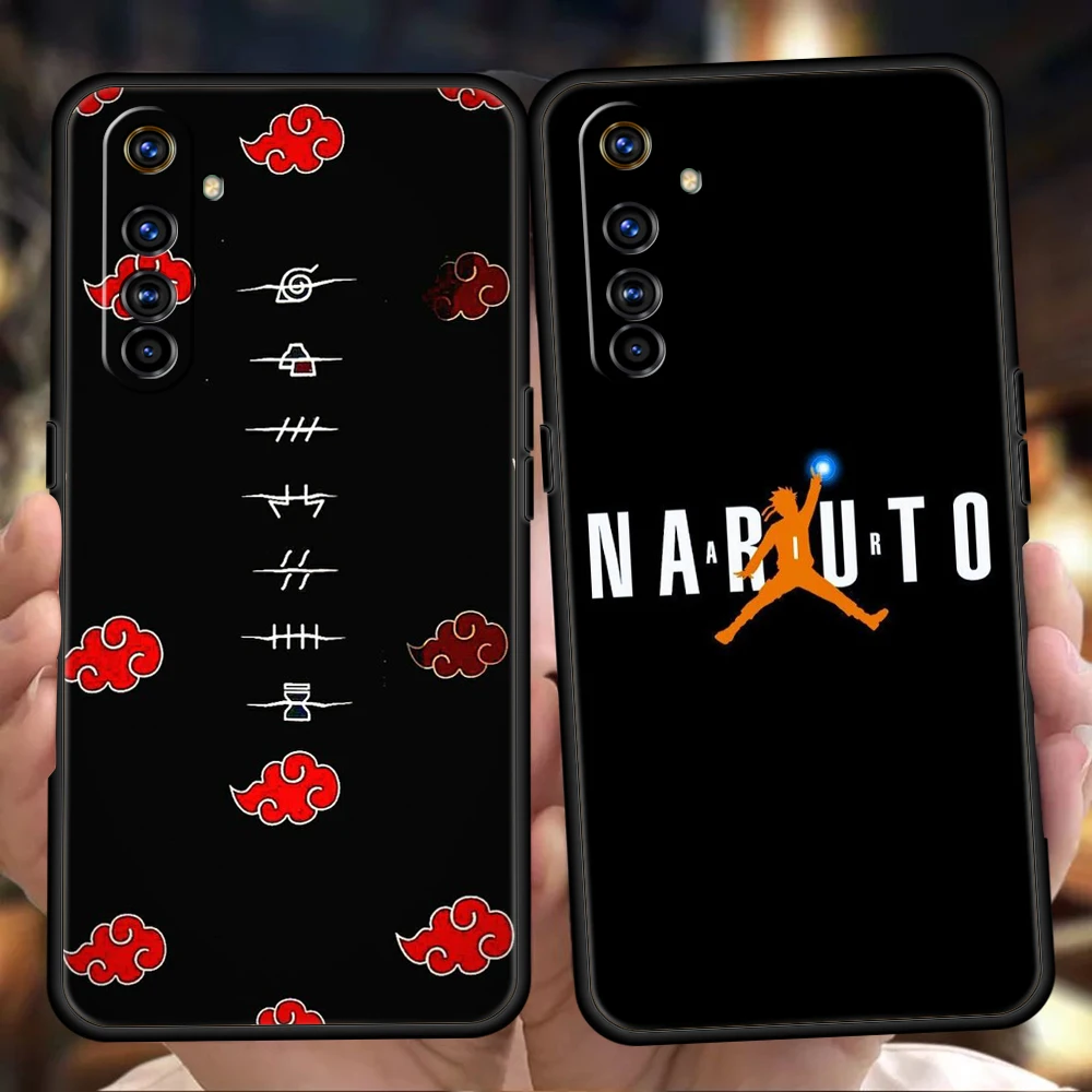 

NARUTO Logo Soft Silicone For Realme 8i 9i 9 Pro Plus GT2 Pro C3 6 7 8 Pro C21 C11 C25 Pro 5G Shockproof Phone Cover Fundas TPU