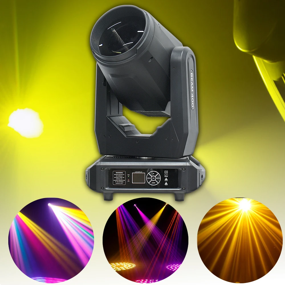 YUER 400W светодиодный сценический светильник с подвижной головкой 16 каналов DMX