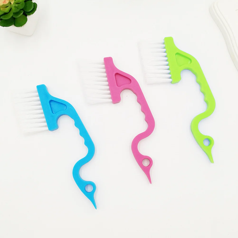 

15pcs Hand-held Crevice Brush Practical Multifunction Simple Louver Brush for Toilet Door