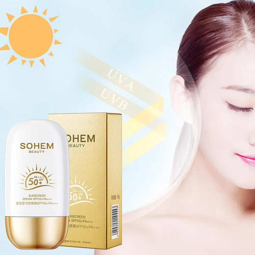 

Facial Body Sunscreen Whitening Cream Sunblock Skin Protective SPF 50 Moisturizing Refreshing Anti Sun Body Protection Skin Care