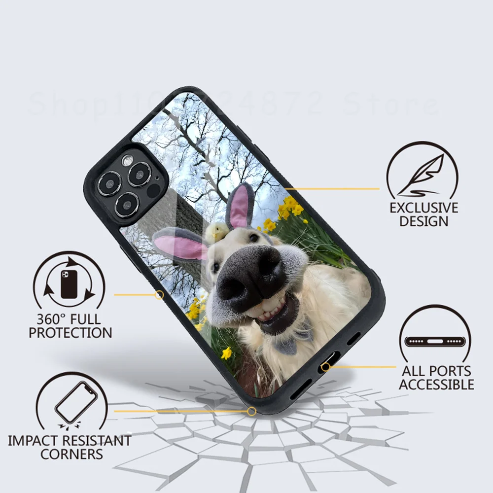 Художественный абстрактный чехол для телефона с милыми животными и собаками