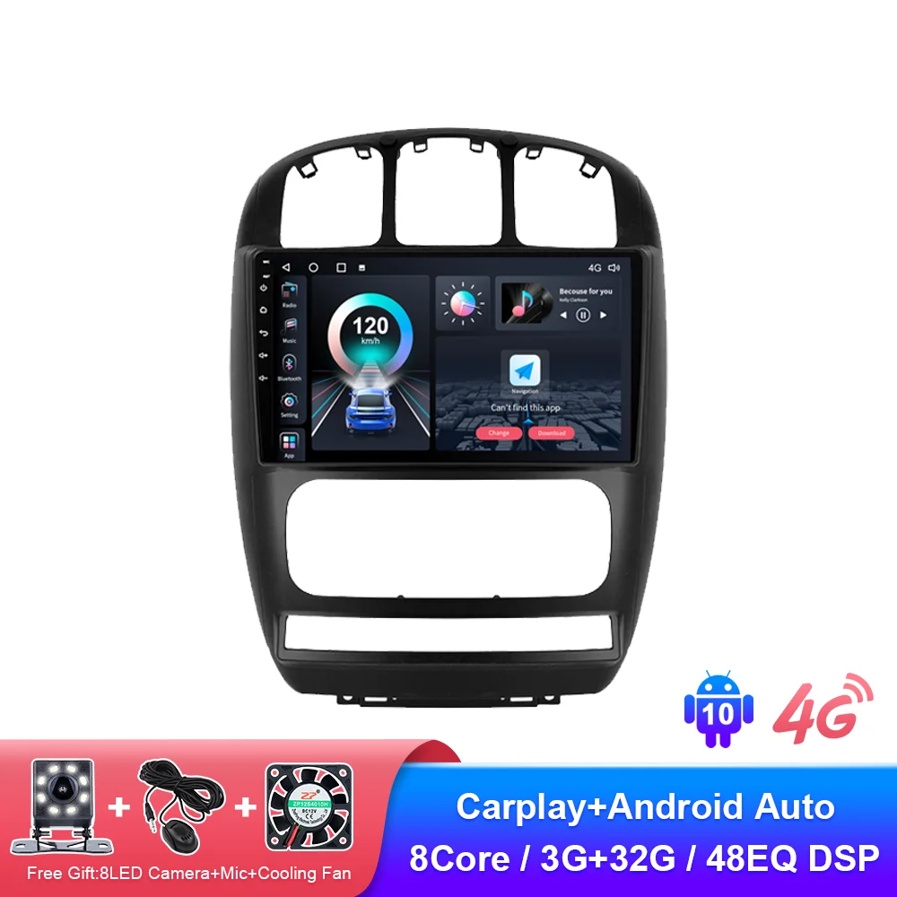 

For Dodge Caravan 4 For Chrysler Grand Voyager RS 2000-2012 Car Radio Multimedia DVD Player Carplay Autoradio GPS 2din Audio DSP
