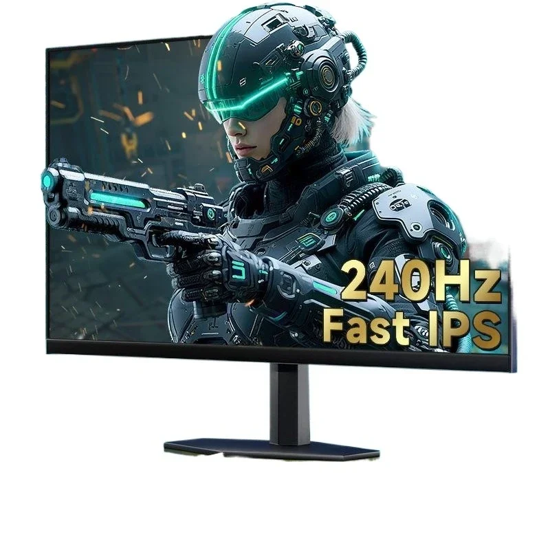 Фото 24-дюймовый игровой монитор 240 Гц для ноутбука, внешний компьютерный экран высокой четкости, безрамочный дисплей №1