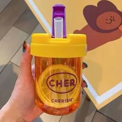 

Экологичная бутылка для воды 300 мл для детей: без БФА, портативная, для школы с удобным ремешком