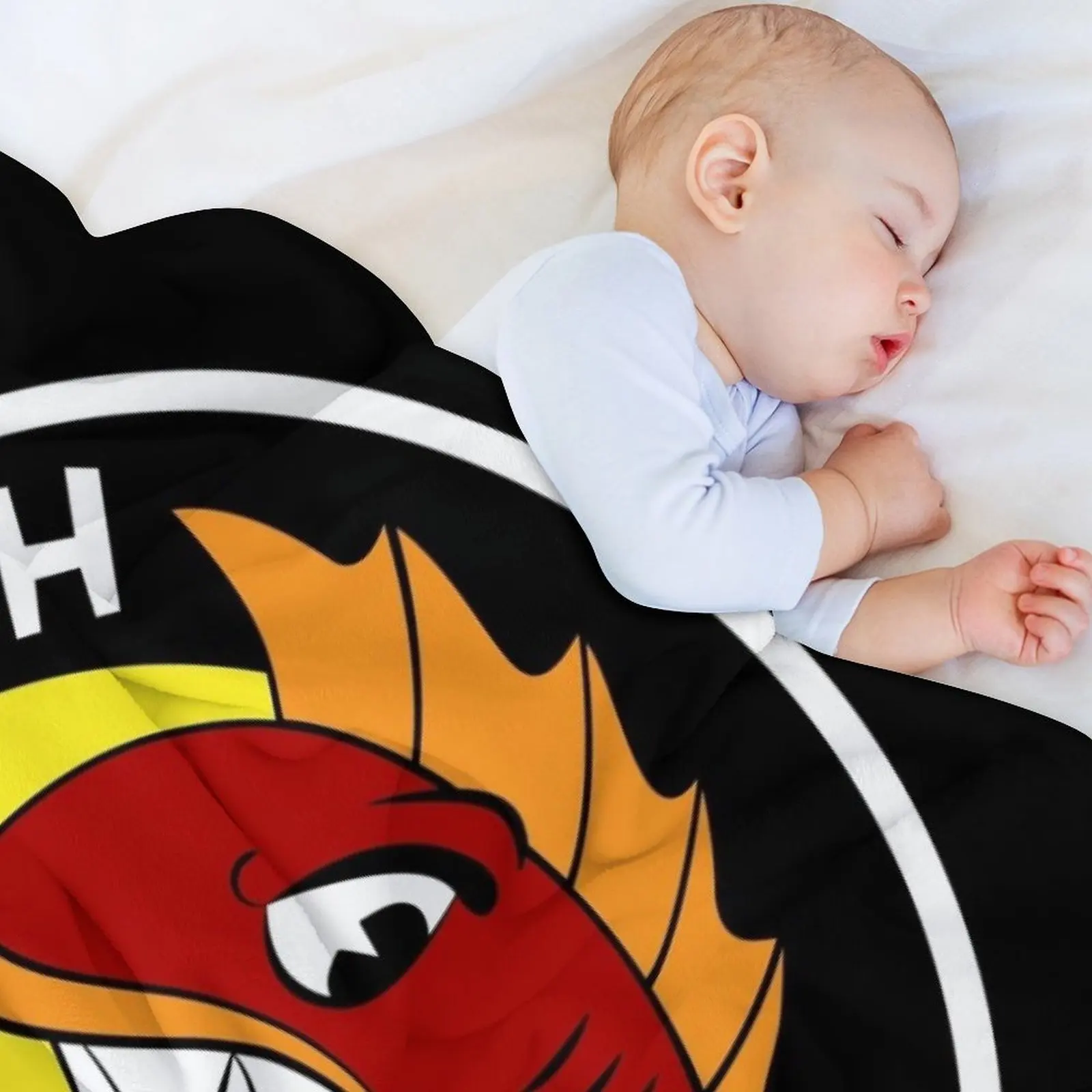 Летающая черная рыба! -Роскошное Одеяло с изображением летающей рыбы покрывало