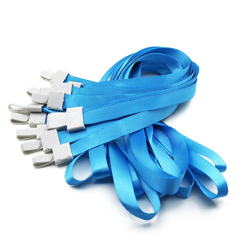 

50 шт. нейлоновый подвесной шейный ремешок, пластиковый зажим, шнурок на шею, веревка для удостоверения личности, визитки, бейджа, офисных принадлежностей